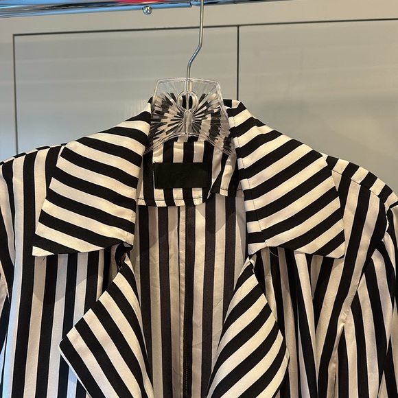 RtA striped velvet robe - Picture 3 of 4